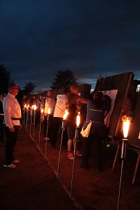 Vereinseigenes Fackelturnier war der "Burner"