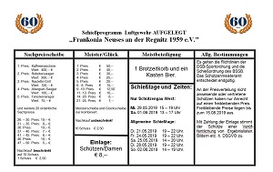 Aufgelegt zum 60 Jahresjubiläum